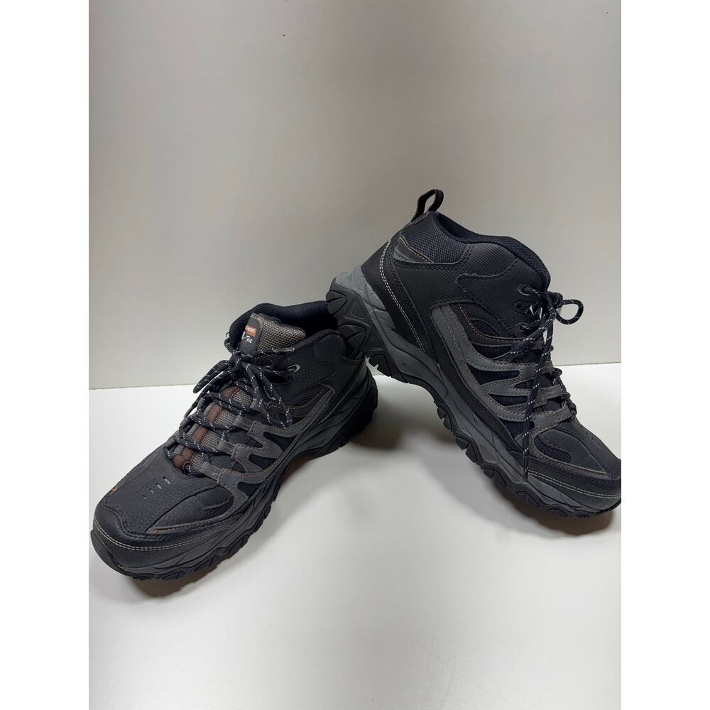 Skechers M Fit Sneaker Mens Shoes Sz 9 Lace Up SN 50120 BKCC Leather/Synthetic